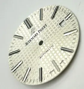 15400st Audemar Piguet Audemars Royal Oak 41mm Silver Stick Dial Model