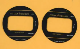 6-045022 Citizen Quartz Crystron Lc Digital Watch Panel Cover Dial Nos Part #6-045022