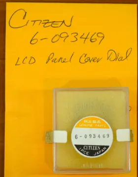 6-093469 Citizen Quartz Chronograph Digital Lcd Panel Cover Dial Nos Part #6-093469