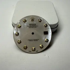 Custom For Rolex 126333 Mother Of Pearl Diamond Dial 41mm Datejust Ii 116303 116333 303