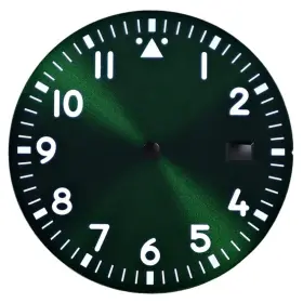 Feiyashi D1840bb 33.5mm Dial Luminous Accessories Watch For Seiko Nh34 Nh35 Nh36 Nh38 Green