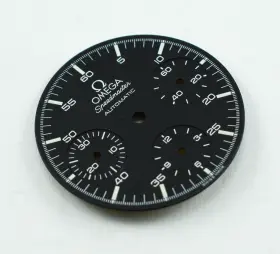 3220 Omega 2987 Speedmaster Reduced Chronograph Automatic Black Dial Cal New