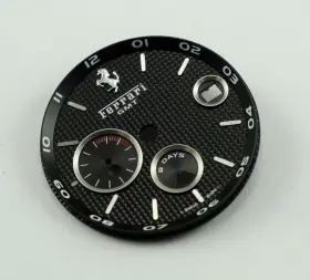 Fer00012 Panerai Ferrari Granturismo 8 Days Gmt Black Dial 35mm