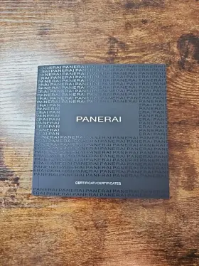 Pam00372 Panerai Paa03629 Watch International Certificates Booklet Manual Authentic Oem
