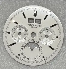 3970 Patek Philippe Perpetual Calendar Complications Chronograph Watch Dial