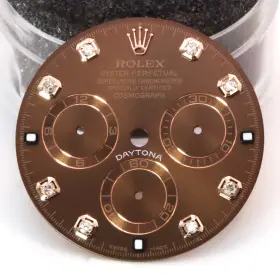 Rolex 116505 116515 Daytona Chocolate Rose Dial Diamond Custom 116505 Cosmograph