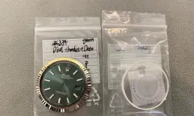 126308-331 Rolex 13/126308-331 Genuine 126334 / 126300 Green Dial 18k White Gold Bezel Glass More