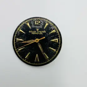 Rolex 1431 Rare 1940s Gilt Dial Hands Ref. 5006 Cal. 630 Bubbleback