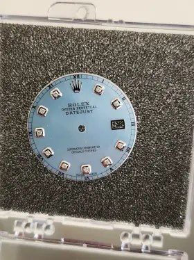 1601-1603 Rolex Mens Nonquick Datejust Custom Mop Diamond Dial For Model 1603 And 1601
