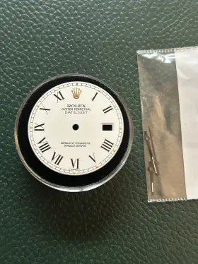 Rolex 16013 16233 16203 White Roman Buckley Dial And Hands For Mens Datejust Model