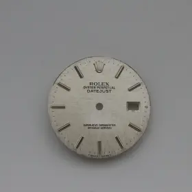 Rolex 16014 16220 16234 Oyster Perpetual Datejust Silver Linen Dial