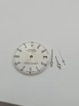 Rolex 178278 Dial And Hands Silver New Old Stock