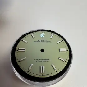 Rolex 2ze05553731 Custom Pistachio 36mm Oyster Perpetual Dial For Model 126000