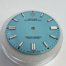 Rolex 2zed3551233 Custom Turquoise Dial For Oyster Perpetual 36mm Model 126000