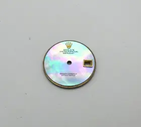 67193-67183 Rolex Oyster Perpertual Ladies 26mm Custom Mop Watch Dial Lot #105