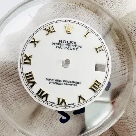 78278 Rolex 68273 68278 78273 White Two Tone Tritium Roman Dial 31mm Datejust