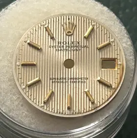 79178 Rolex 69173 69163 69178 79713 Ladies Datejust Silver Tapestry Dial For 26mm Models 6917