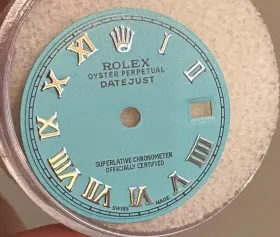 Rolex 69174 69160 79174 79160 69179 Ladies 26mm Datejust Custom Tiff Light Blue Roman Numeral Dial