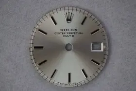 Rolex R38h Oyster Perpetual Date Silver Metal Dial Non-numeric Hour Marks