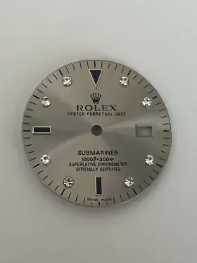 16803 Rrllxx 16613 Rolex Submariner 40mm Custom Pale Metalic Hue Diamond Dial For /