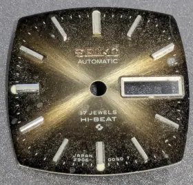 Seiko 2906-0050 Ladies 2906.3029 0050t Watch Dial - Metallic Brown Sunburst Read