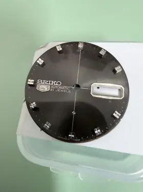 Seiko 6119-7510 Genuine Stock Dial For Vintage Gray