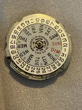 Seiko 6306-7001 Genuine Day Date Dial Disk French 6309-7040 /7049