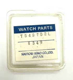 Seiko 7549-702l Nos Vintage Professional Diver S 600m Black Dial Part 0349