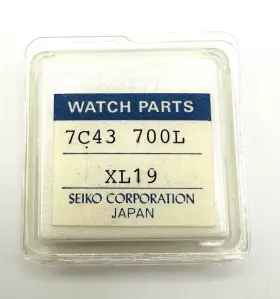 Seiko 7c43-700l Nos Vintage Quartz Professional Diver S 200m Blue Dial Part Xl19