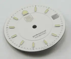 Tag Heuer Hx0024 6000 Midsize Flat White Dial Wh1211 24mm New