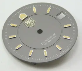 Wh1212 Tag Heuer Hx0025 6000 Midsize Flat Grey Dial 24mm New