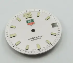 Tag Heuer Hx0504 Ladies 2000 Shiny Silver Grey Wk1312 Dial 20mm