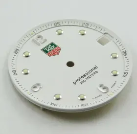 Tag Heuer Hx0608 Mens Kirium Fullsize Flat White Wl1110 Dial 26mm New