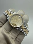 1995 Rolex Datejust 36MM Tt Steel 18K Gold Champagne Linen Dial Auto Watch 16233 Pre-owned. Price: $6443.01.