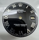 Rolex Date 34MM Watch Custom Black Roman Dial For Ref 115200 115234 Pre-owned. Price: $395.00.