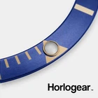 Horlogear Blue/gold Bezel Insert For Rolex Submariner 16613 16618 Sapphire Pearl New. Price: $85.00.