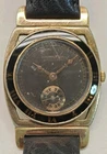 Hamilton 6194 Piping Rock 18K Gold Ep Bezel 10M Quartz Black Dial Watch Pre-owned. Price: $225.00.