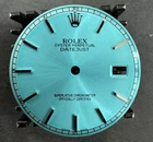 Rolex Mens Nonquick Datejust Custom Ice Blue Stick Dial For Ref 1600 1601 1603 Pre-owned. Price: $395.00.