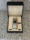Seiko Women Silver Stainless Steel Bracelet Watch With Black Dial Japan New. Price: $159.00.