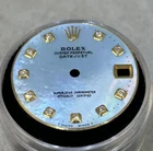 Rolex Ladies Midsize Datejust Custom Blue Mop Diamond Dial 68273 68278 178273 Pre-owned. Price: $395.00.