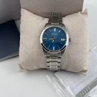 New Seiko Essentials SUR525 Blue Dial Stainless Steel Men's Quartz Watch 40.2 Mm. Price: $190.00.