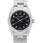 Rolex Oyster Perpetual 77080 Black 369 White Bar Number Second Hand Boys (... Pre-owned. Price: $4600.00.
