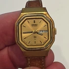 Vtg 80S Seiko Sq 8523 Champagne Dial Day/date Quartz Ladies Watch Octagonal Pre-owned. Price: $27.00.