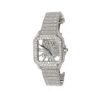 Cartier Santos De WHSA0015 Iced Out, Diamonds Pre-owned. Price: $18750.00.