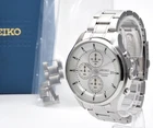 Mint Seiko Chronograph 4T57-00G0 Quartz White Dial 100M Date Men's Watch 43MM Pre-owned. Price: $134.99.