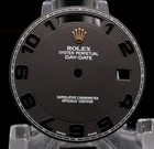 Authentic Rolex Day Date Ii President 218238 218348 Matt Black Dial #220 Used. Price: $707.85.