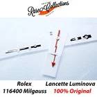 New Nuovo Lancette Hands Set Rolex 116400 Milgauss 3131 Luminova .20 Seller. Price: $621.70.