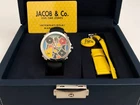 Jacob & Five Timezone Diamond Stainless Steel Watch JCM-115DA Pre-owned. Price: $2300.00.