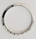 Italian 18K White Gold Fluted Bezel To Fit Rolex 116234, 116200, 116139, 116244 New. Price: $950.00.