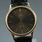 Near Mint Omega De Ville CAL.1365 Black Dial Push Crown Quartz Men's Watch Pre-owned. Price: $449.99.